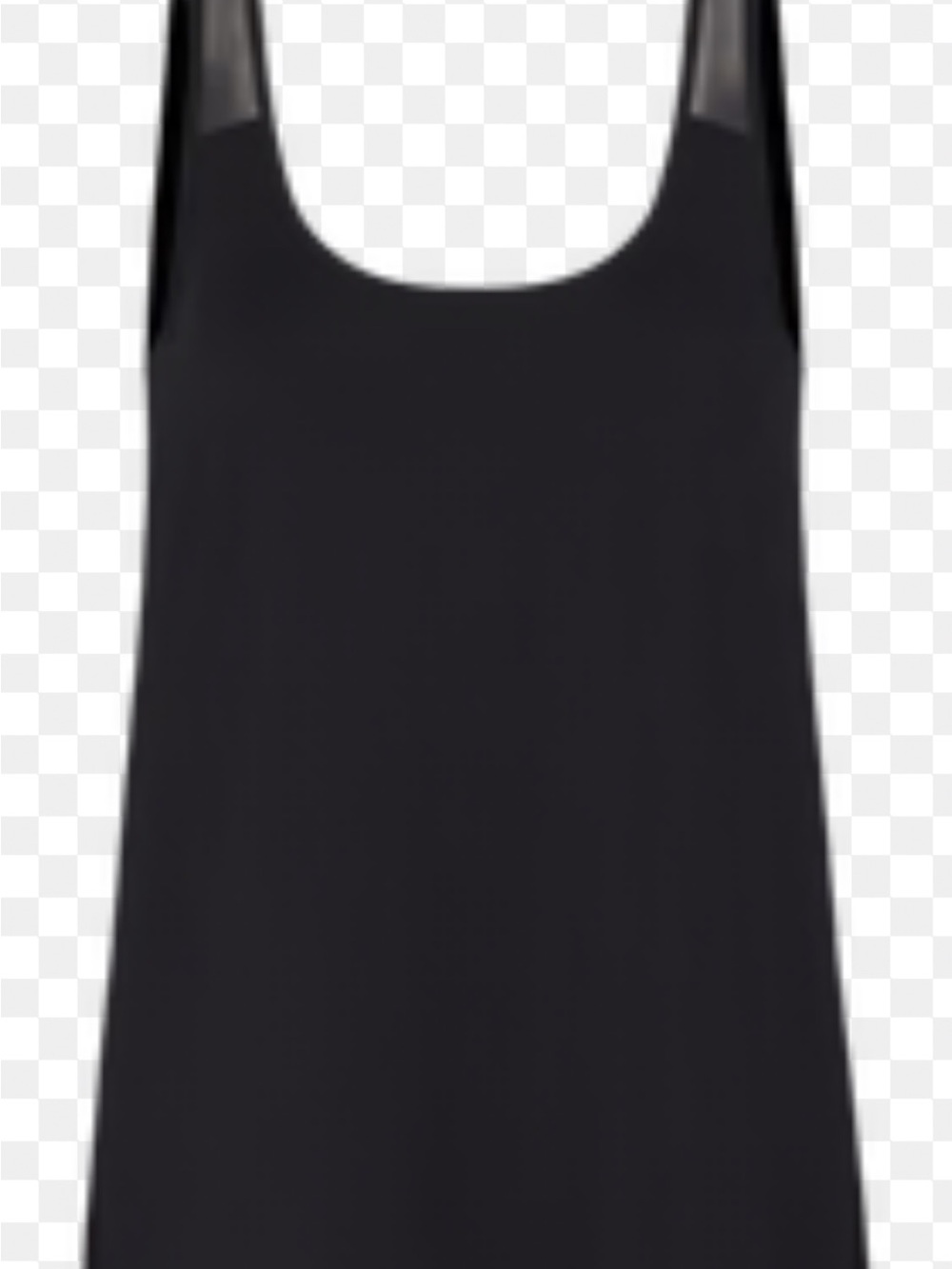 Honeylove Blisswear Black Mesh-Trim Tank Pajama Top - Picture 5 of 5
